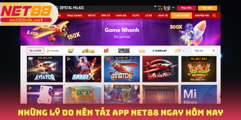 Những lý do nên tải app NET88 ngay hôm nay